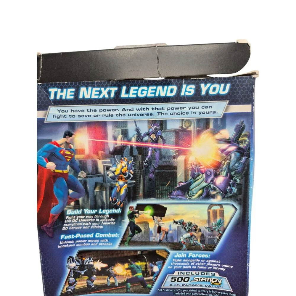 Warner Brothers SOE DC Universe Online PC DVD Rom Game Rated T